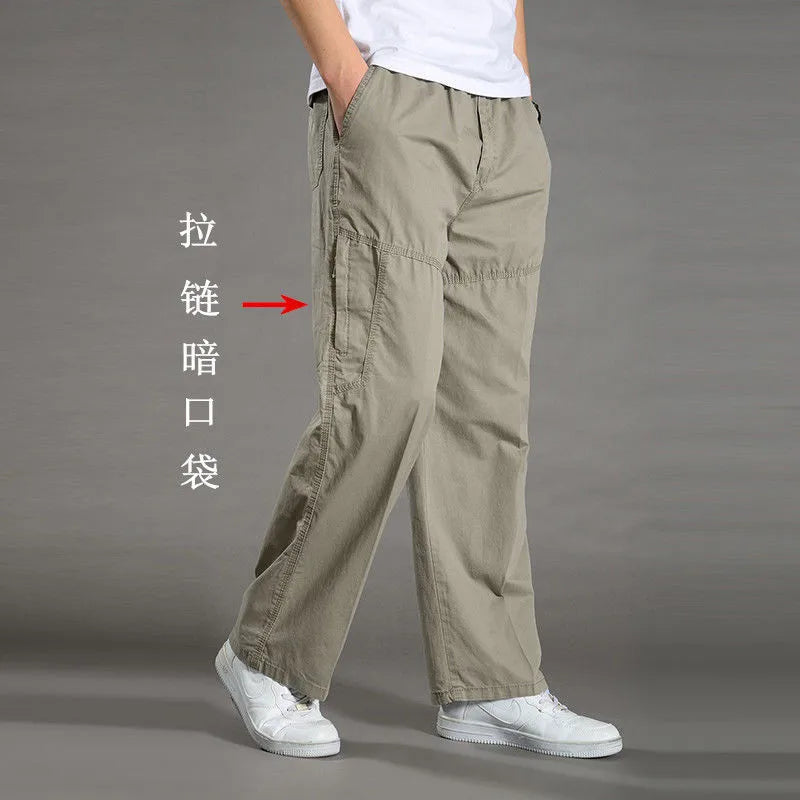 Men’s Cotton Cargo Pants – Casual Work & Climbing Joggers