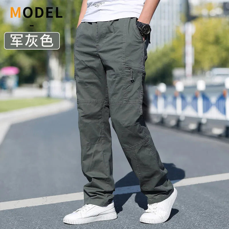 Men’s Cotton Cargo Pants – Casual Work & Climbing Joggers