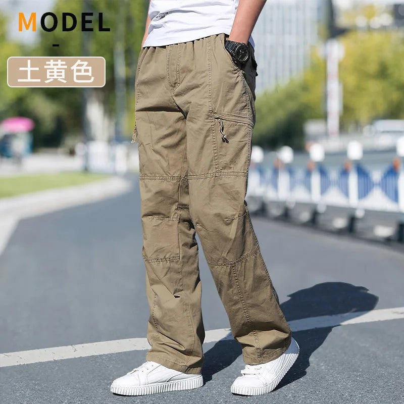Men’s Cotton Cargo Pants – Casual Work & Climbing Joggers