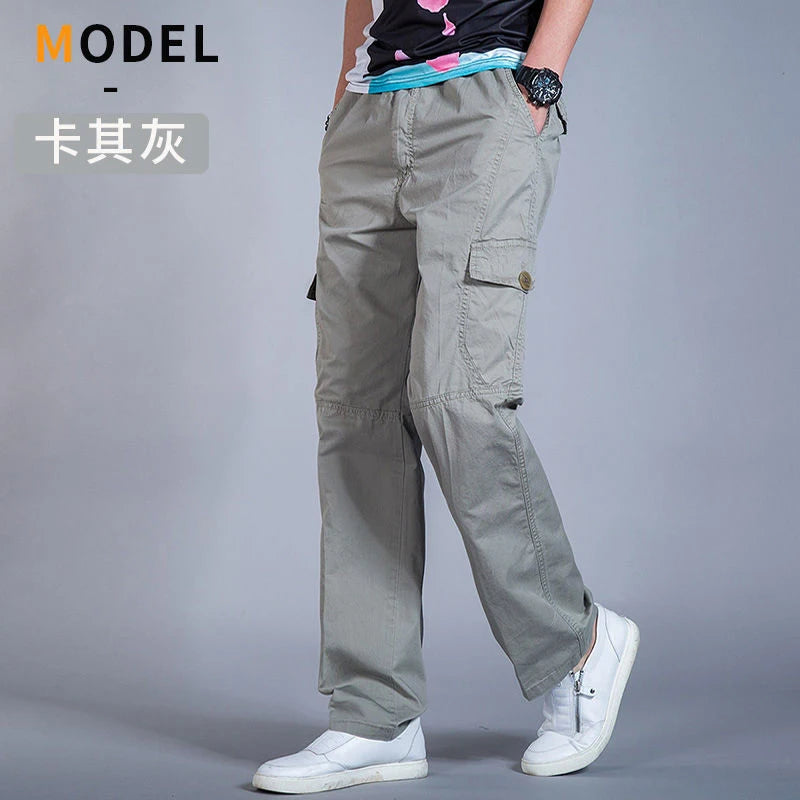Men’s Cotton Cargo Pants – Casual Work & Climbing Joggers