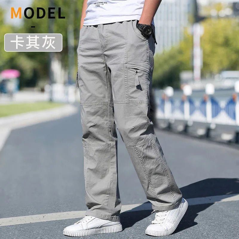 Men’s Cotton Cargo Pants – Casual Work & Climbing Joggers