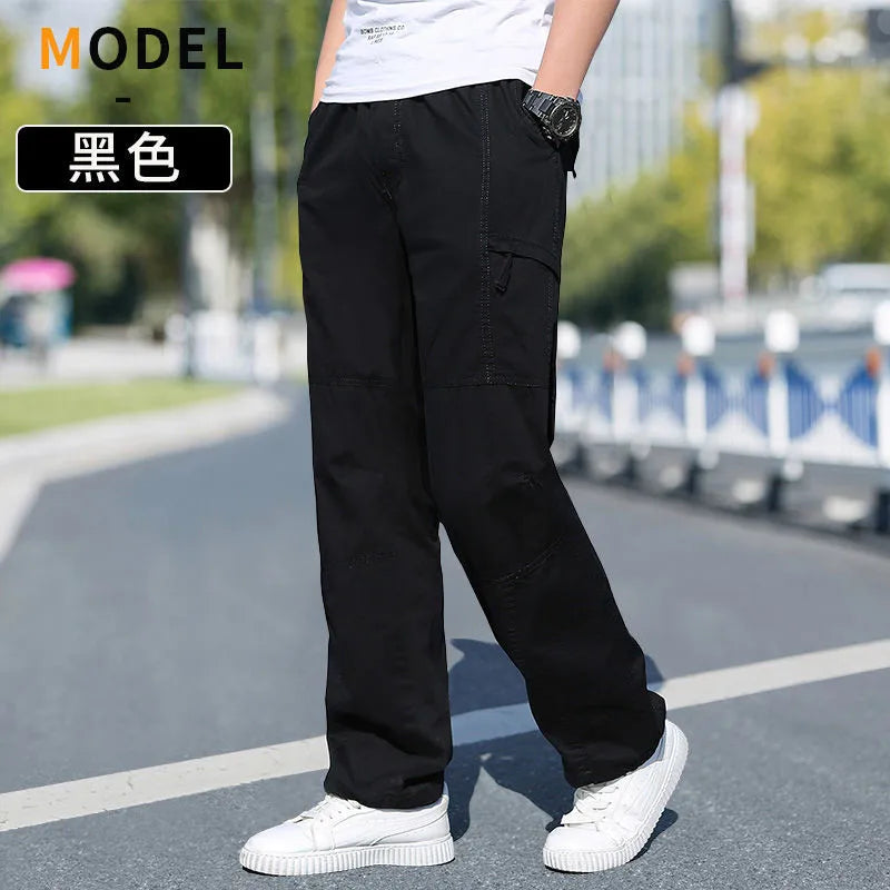 Men’s Cotton Cargo Pants – Casual Work & Climbing Joggers