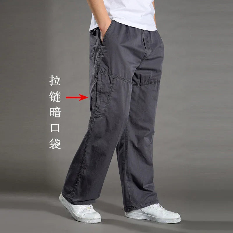 Men’s Cotton Cargo Pants – Casual Work & Climbing Joggers