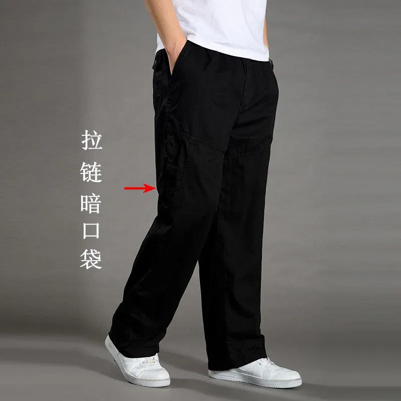 Men’s Cotton Cargo Pants – Casual Work & Climbing Joggers