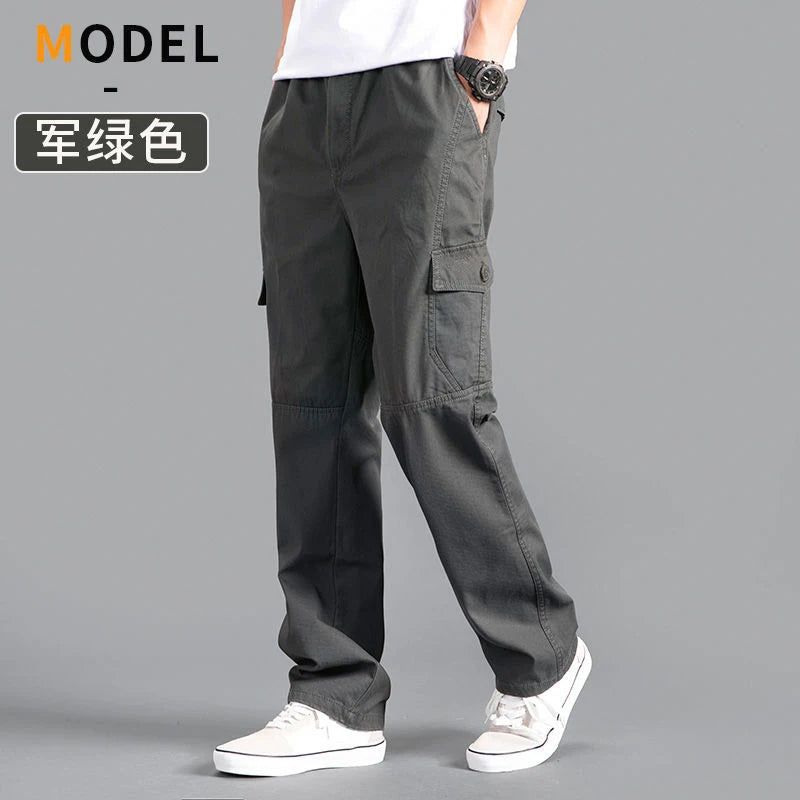 Men’s Cotton Cargo Pants – Casual Work & Climbing Joggers