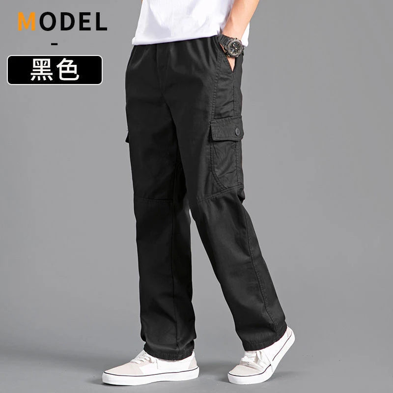 Men’s Cotton Cargo Pants – Casual Work & Climbing Joggers