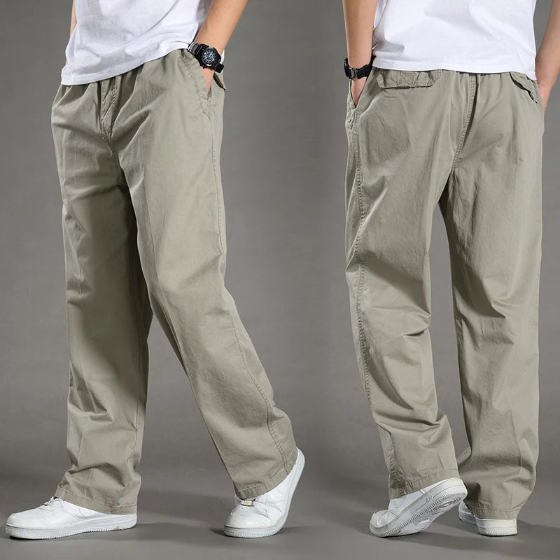 Men’s Cotton Cargo Pants – Casual Work & Climbing Joggers