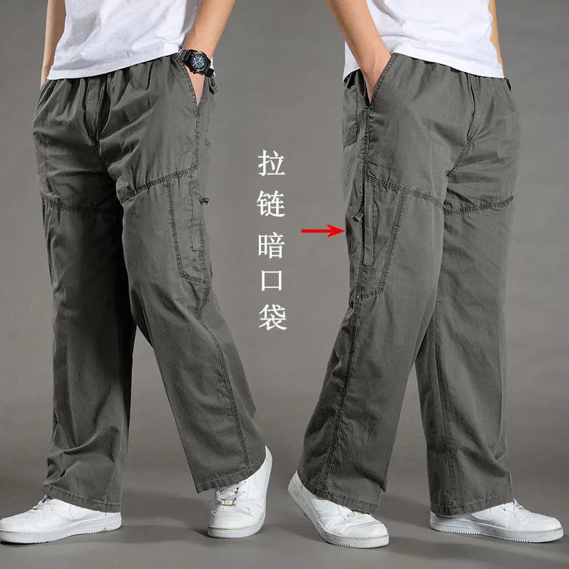 Men’s Cotton Cargo Pants – Casual Work & Climbing Joggers