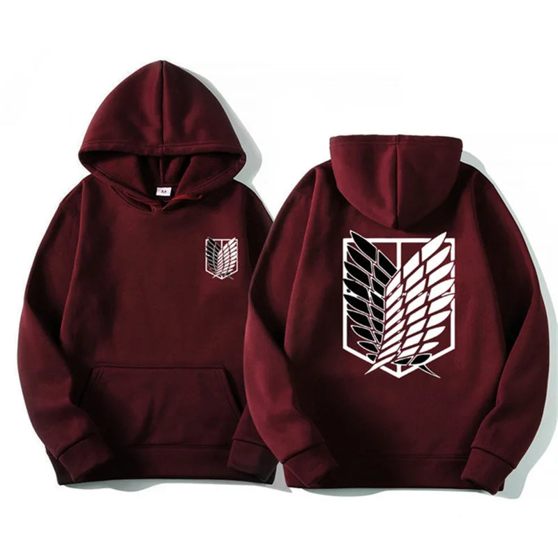 Anime Graphic Hoodie – Attack on Titan Shingeki No Kyojin