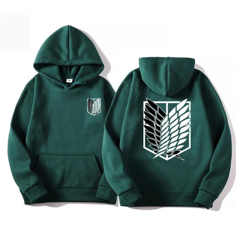 Anime Graphic Hoodie – Attack on Titan Shingeki No Kyojin