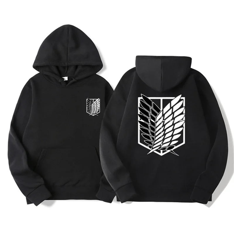 Anime Graphic Hoodie – Attack on Titan Shingeki No Kyojin
