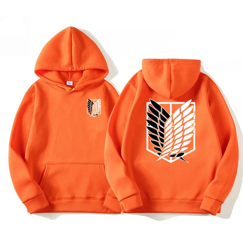 Anime Graphic Hoodie – Attack on Titan Shingeki No Kyojin