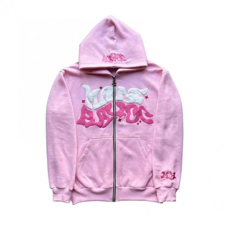 Gothic Punk Graphic – Trendy Zipper Streetwear