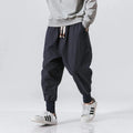 Men’s Cotton Linen Harem Pants – Relaxed Streetwear Fit