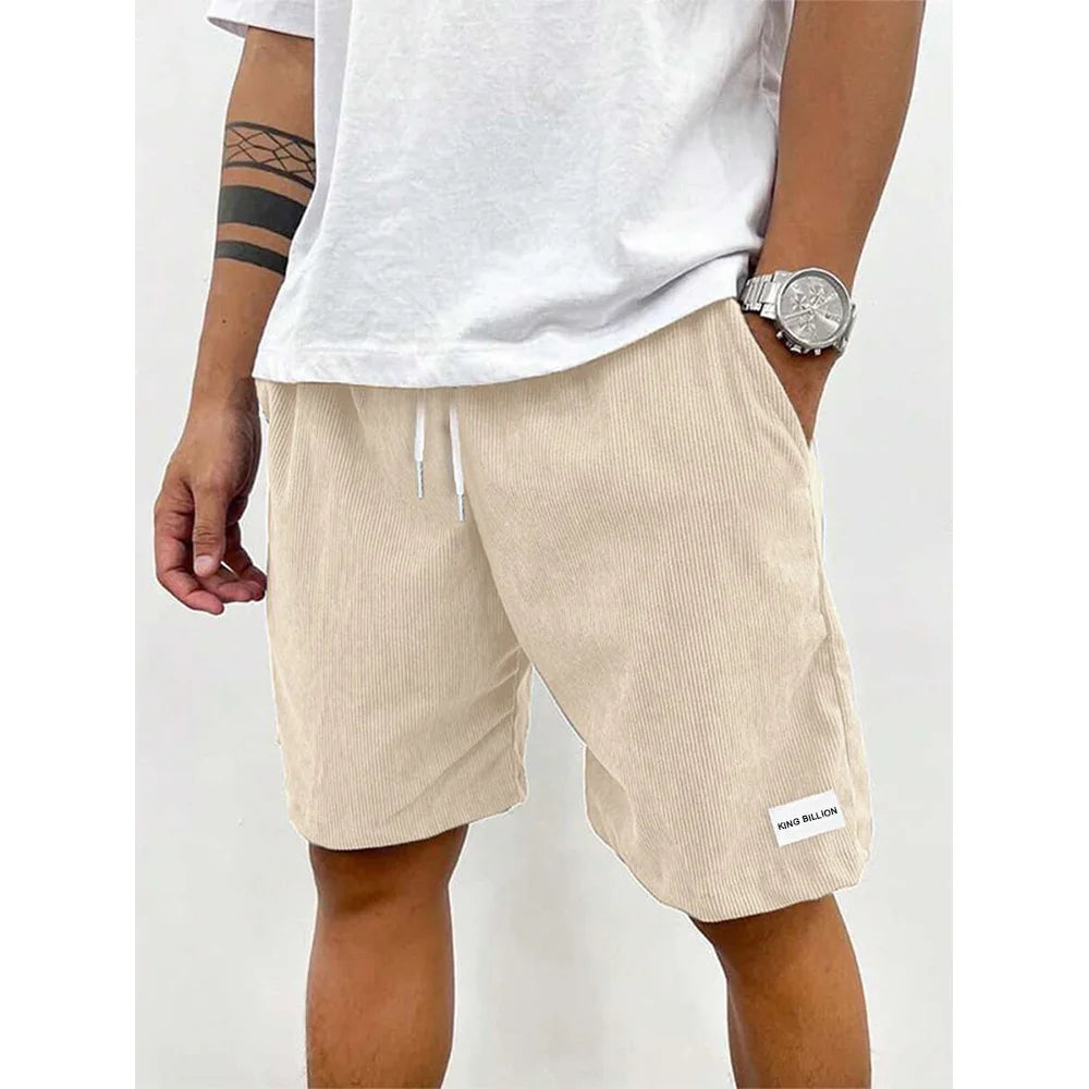 Men’s Corduroy Casual Shorts – Summer Sportswear