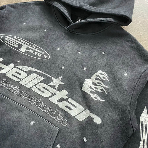 HS flare  flame hoodie