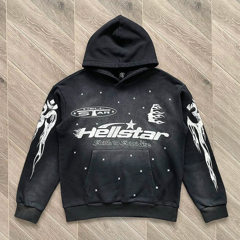 HS flare  flame hoodie