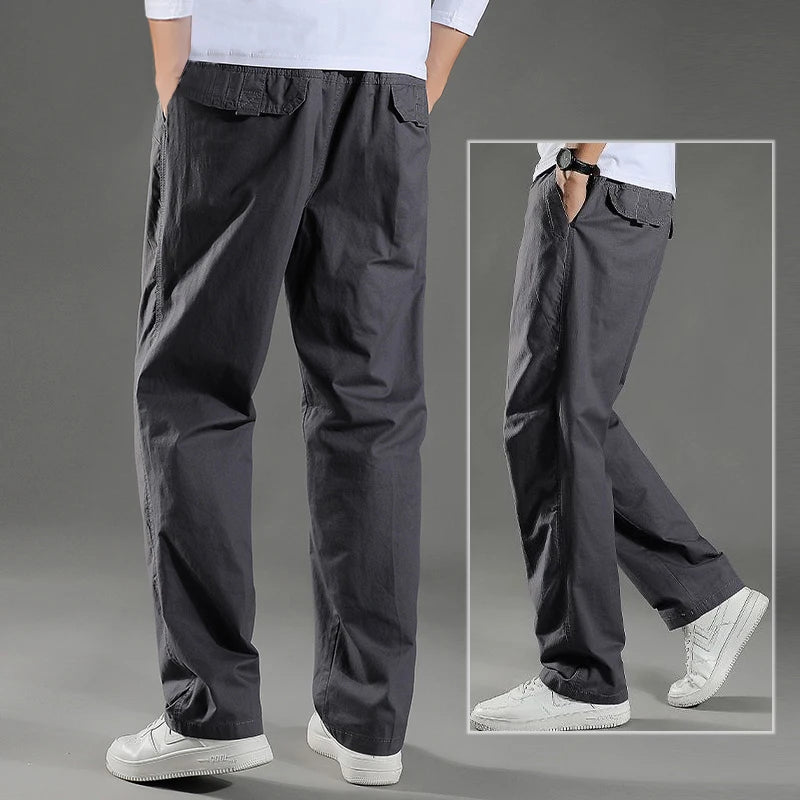 Men’s Cotton Cargo Pants – Casual Work & Climbing Joggers