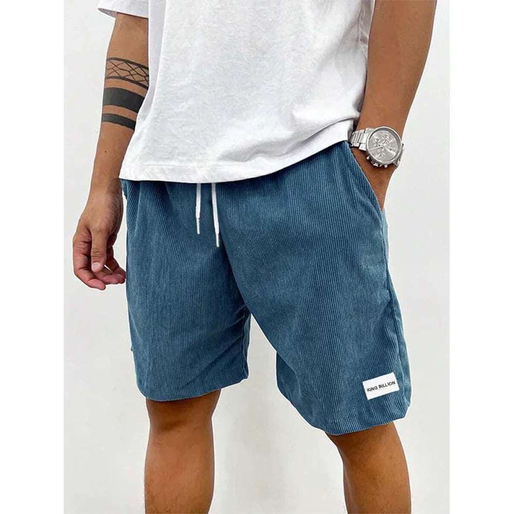 Men’s Corduroy Casual Shorts – Summer Sportswear