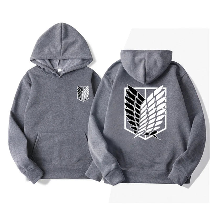 Anime Graphic Hoodie – Attack on Titan Shingeki No Kyojin