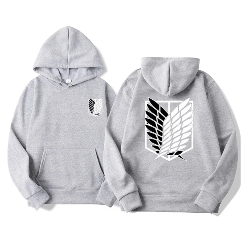 Anime Graphic Hoodie – Attack on Titan Shingeki No Kyojin