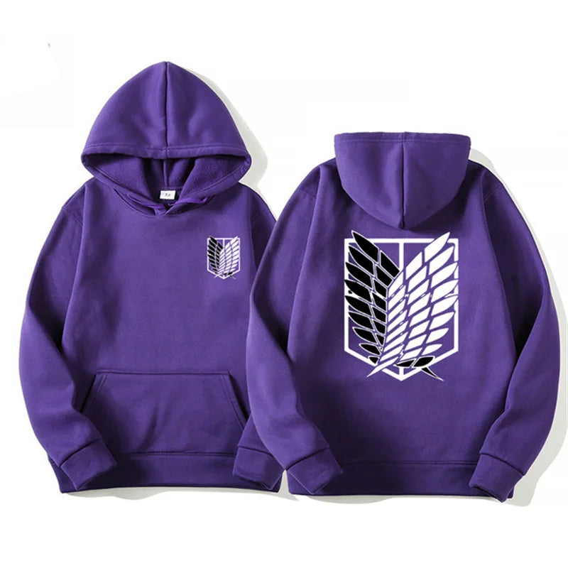 Anime Graphic Hoodie – Attack on Titan Shingeki No Kyojin